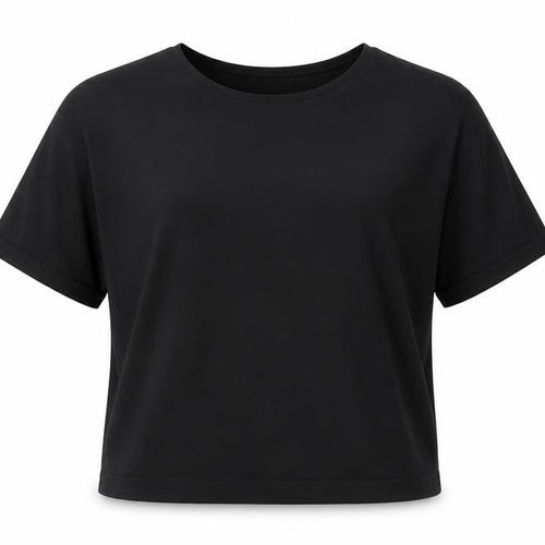 Oasis Women’s Black T-Shirt, Size S, Classic Casual