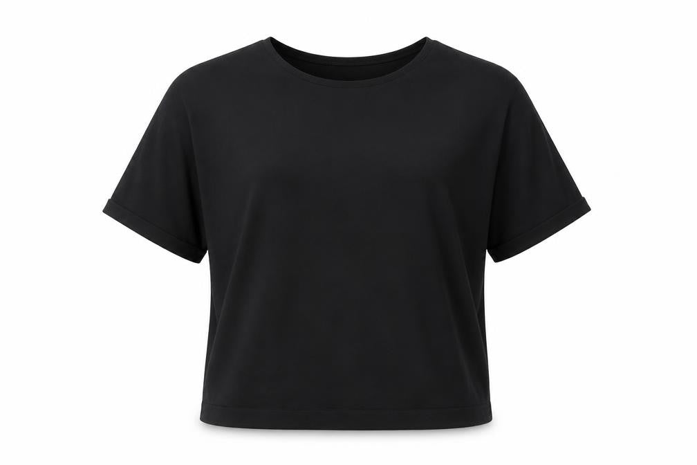 Oasis Women’s Black T-Shirt, Size S, Classic Casual