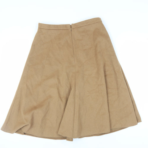 Marks and Spencer Women's Brown A-Line Skirt, Size 12