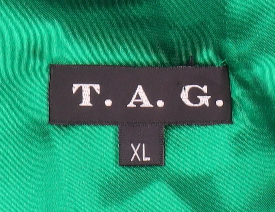 T.A.G. Women's Green Sleeveless Dress XL