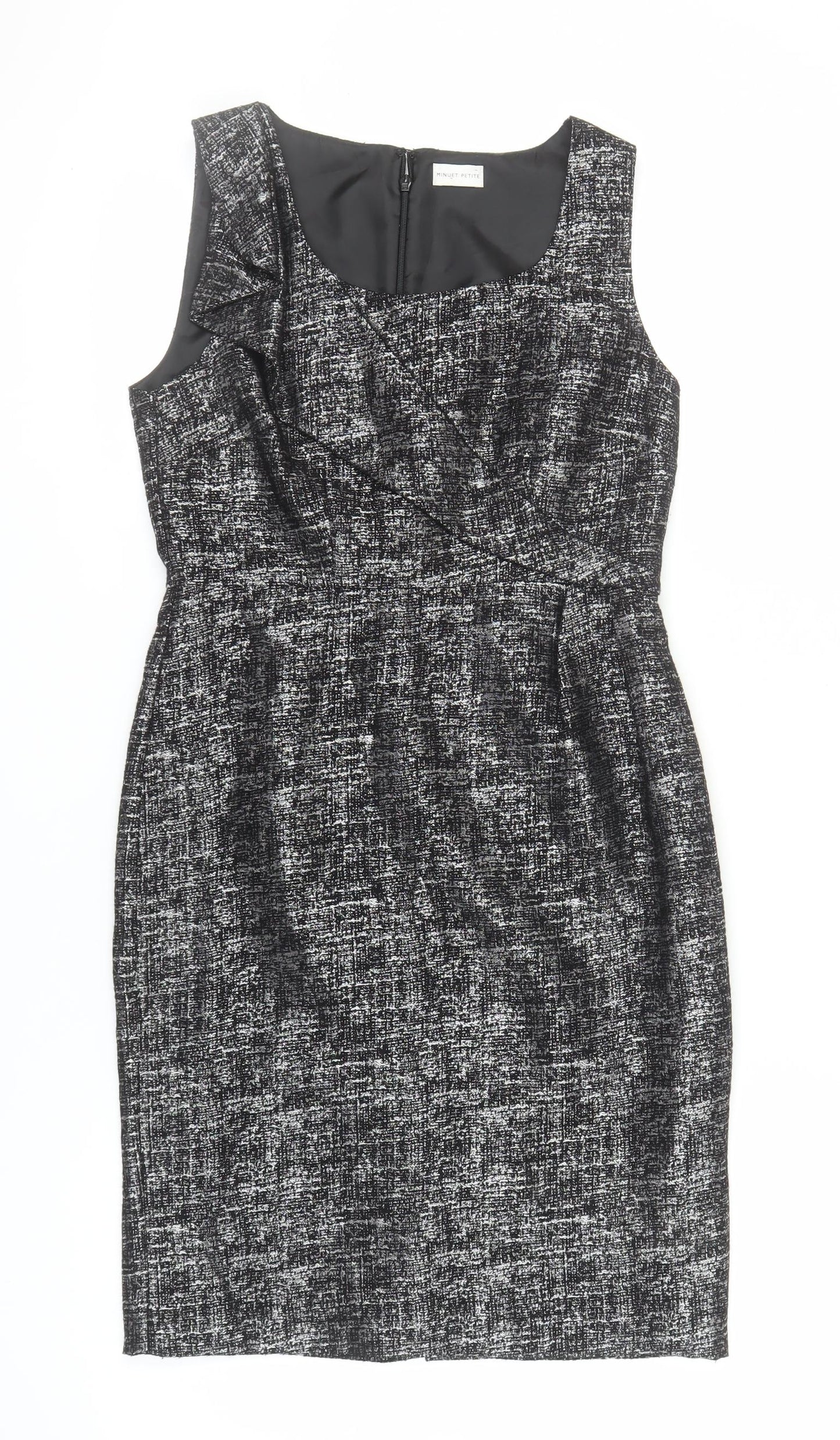 Minuet Petite Women's Black Sleeveless Dress Size 8