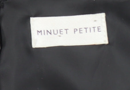 Minuet Petite Women's Black Sleeveless Dress Size 8