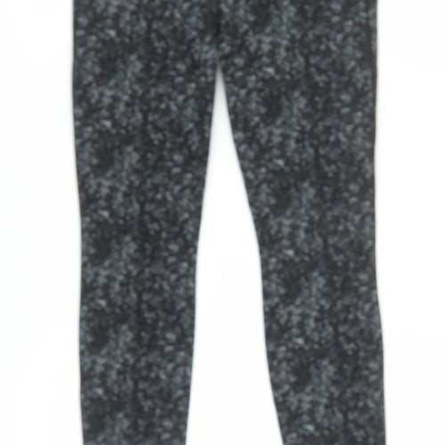GAP Women's Black Skinny Ankle Trousers, 2XS, Floral