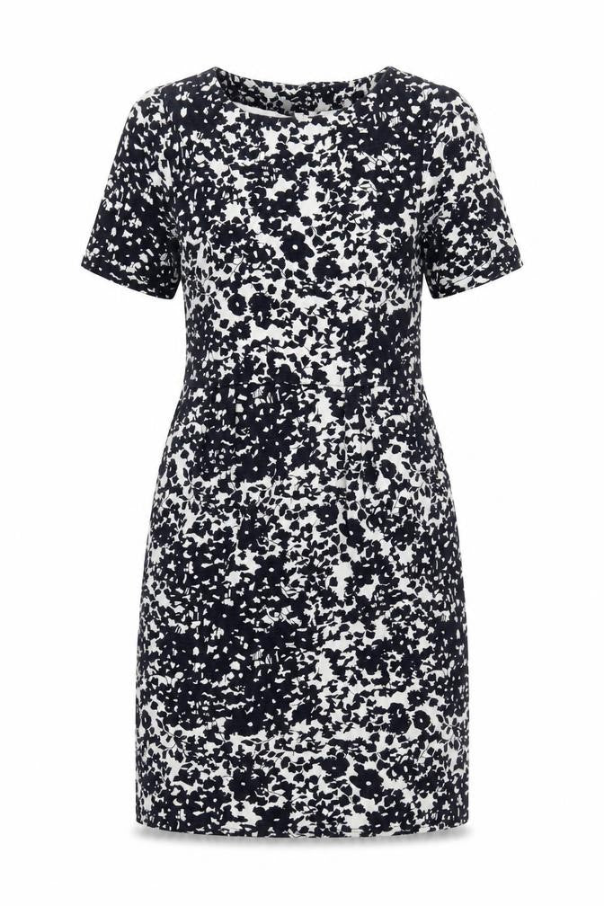 Front view of Joules Women's Multicoloured Floral Shift Dress, size 8