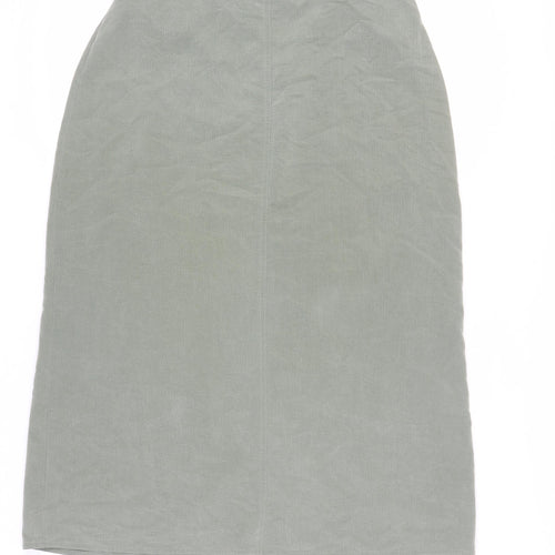 Style by EWM Women's Green Midi Pencil Skirt Size 16