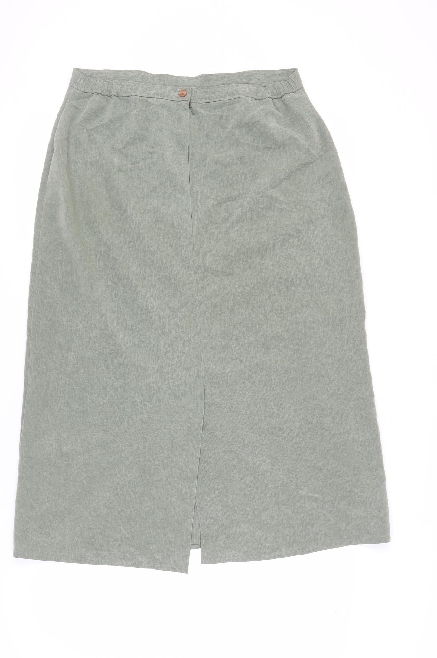 Style by EWM Women's Green Midi Pencil Skirt Size 16