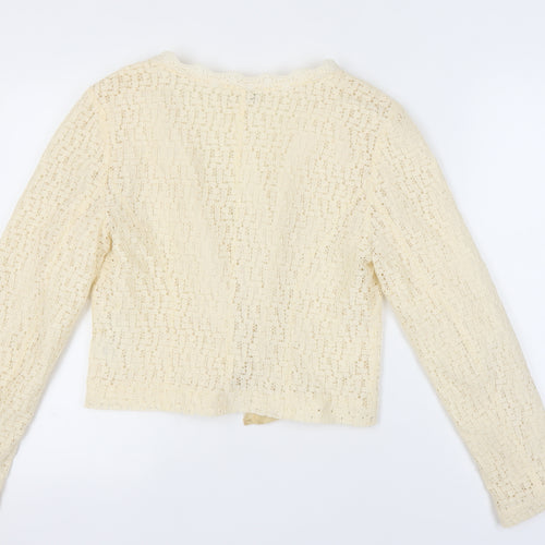 Vero Moda Beige Knit Cardigan, Size 12, Women's Wear