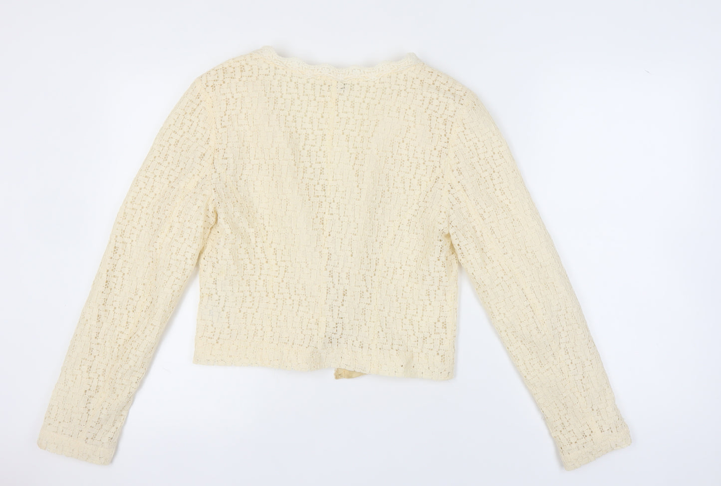 Vero Moda Beige Knit Cardigan, Size 12, Women's Wear