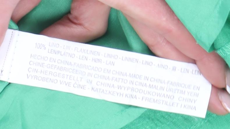 Zara Women Green Linen Skirt M