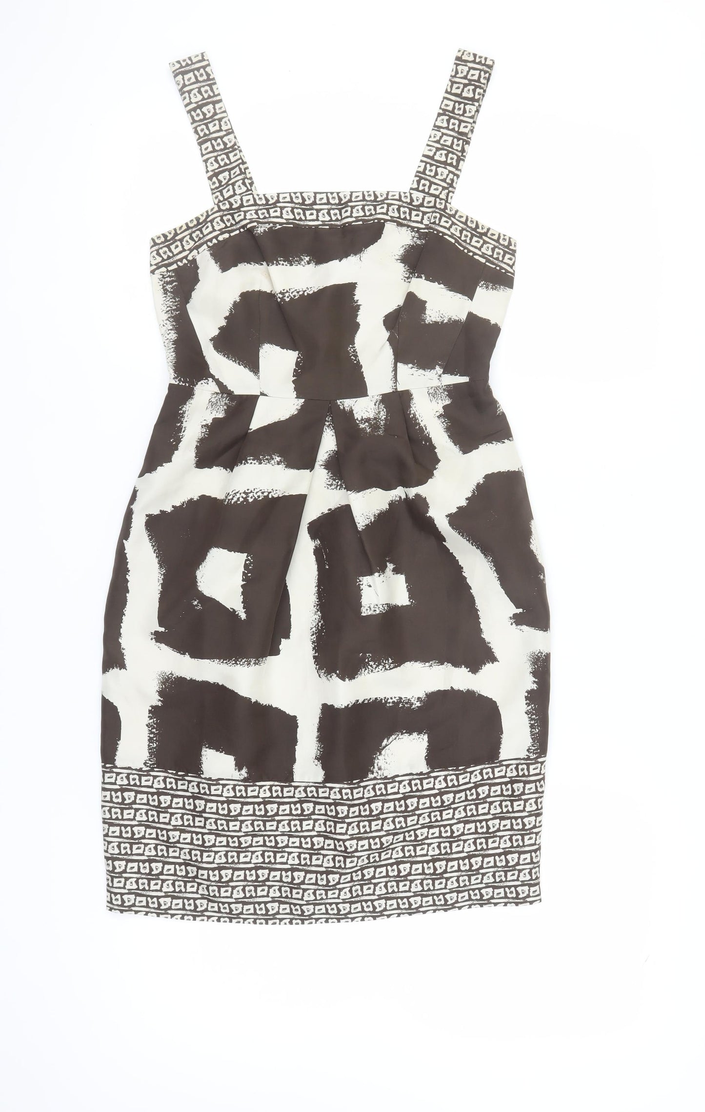 Banana Republic Women's Brown Silk Sheath Dress Size 4