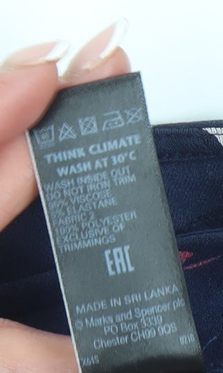 Marks and Spencer Women's Floral Blouse Size 18 Multicoloured