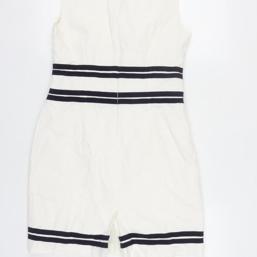 Hobbs Women's White Sheath Dress - Elegant Size 14