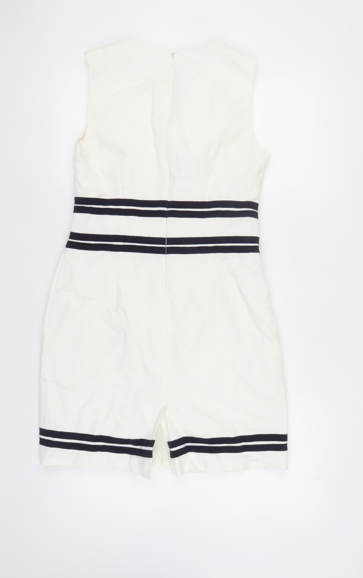 Hobbs Women's White Sheath Dress - Elegant Size 14