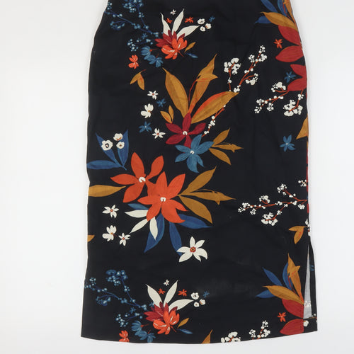 Marks and Spencer Women's Multicoloured Floral Pencil Skirt, Size 12
