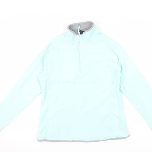 Mountain Warehouse Women's Blue Fleece Sweatshirt Size 14