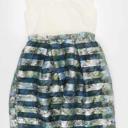 Closet London Women's Multicoloured Fit & Flare Dress Size 16
