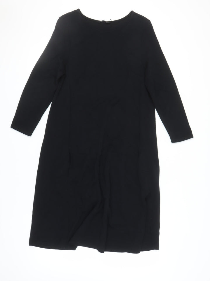 Roman Women Black Long Sleeve Dress Size 10