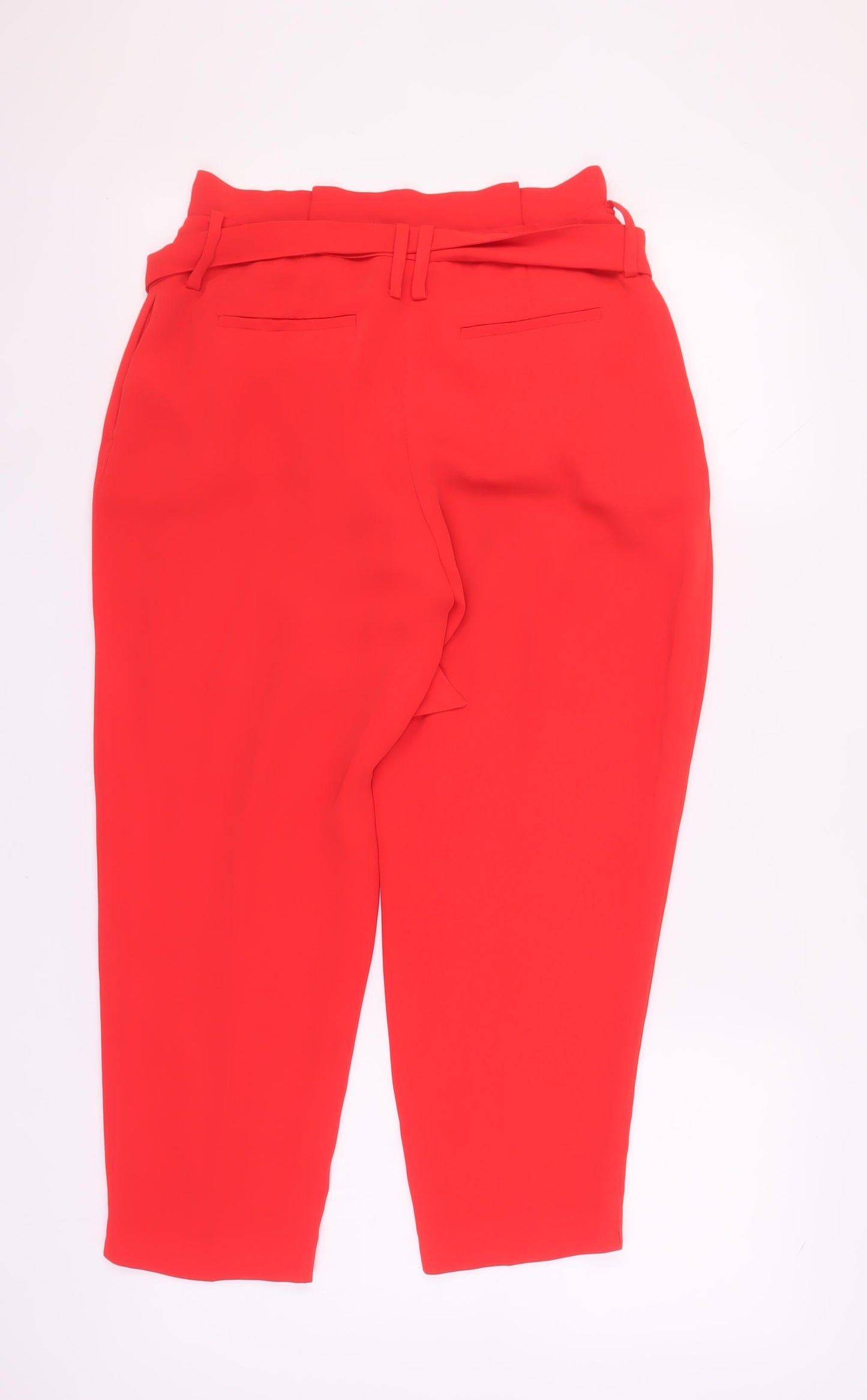 Boden Women's Red Paperbag Trousers 10 Plus