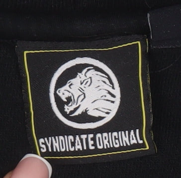 Syndicate Original Men's Black Graphic Hoodie S