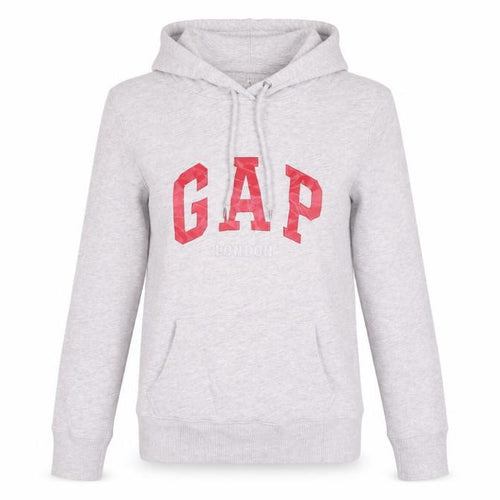 GAP Women's Grey Logo Hoodie, Size S, Casual Wear