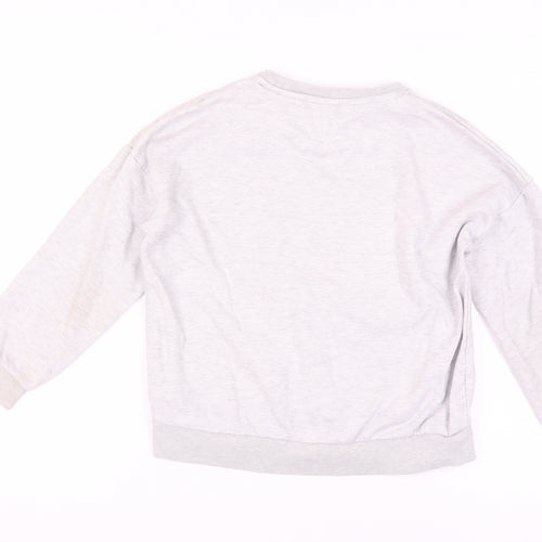 Marks and Spencer Girls' Grey Animal Print Sweatshirt, Size 10Y