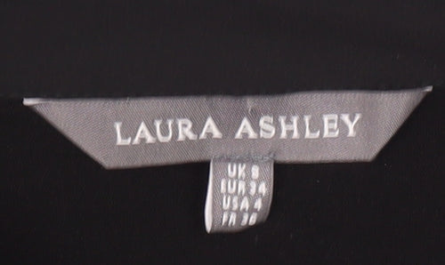 Laura Ashley Women's Black Shirt Dress Size 8