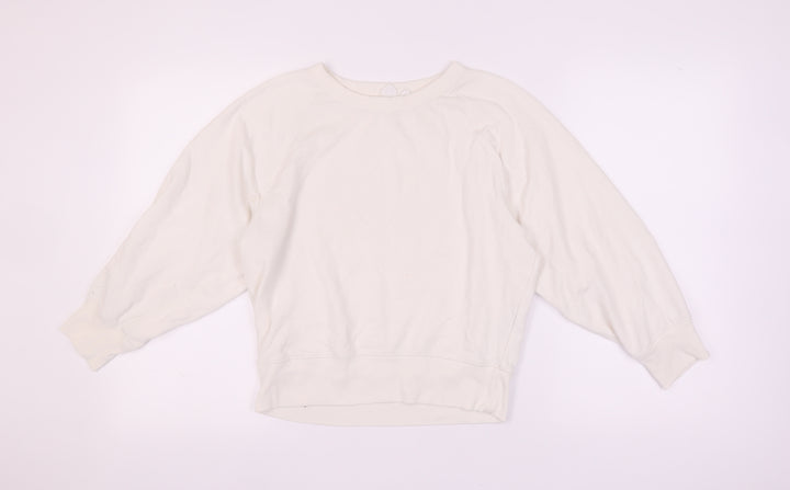 GAP Women's Ivory Pullover Sweatshirt - Size S