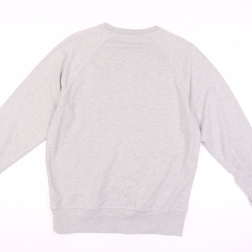 Firetrap Men's M Grey Sweatshirt Pullover, Logo Accent