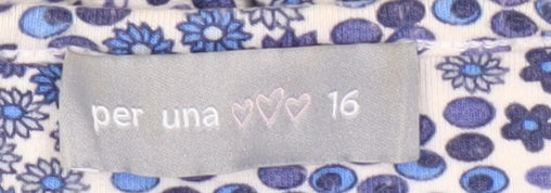 Marks and Spencer Women's Floral Top, Size 16