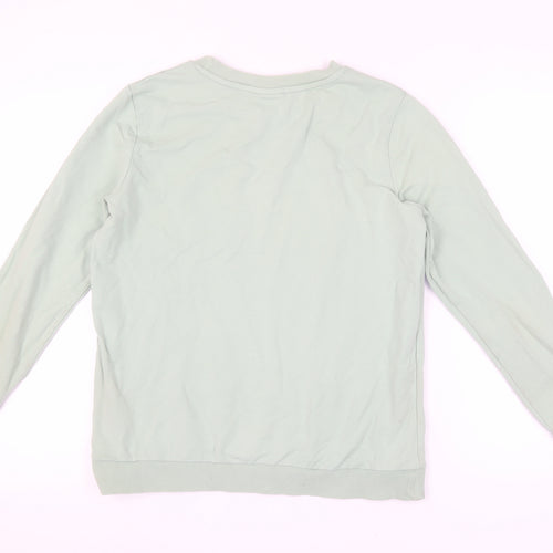 Disney Women’s Green Pullover Sweatshirt - Size 12