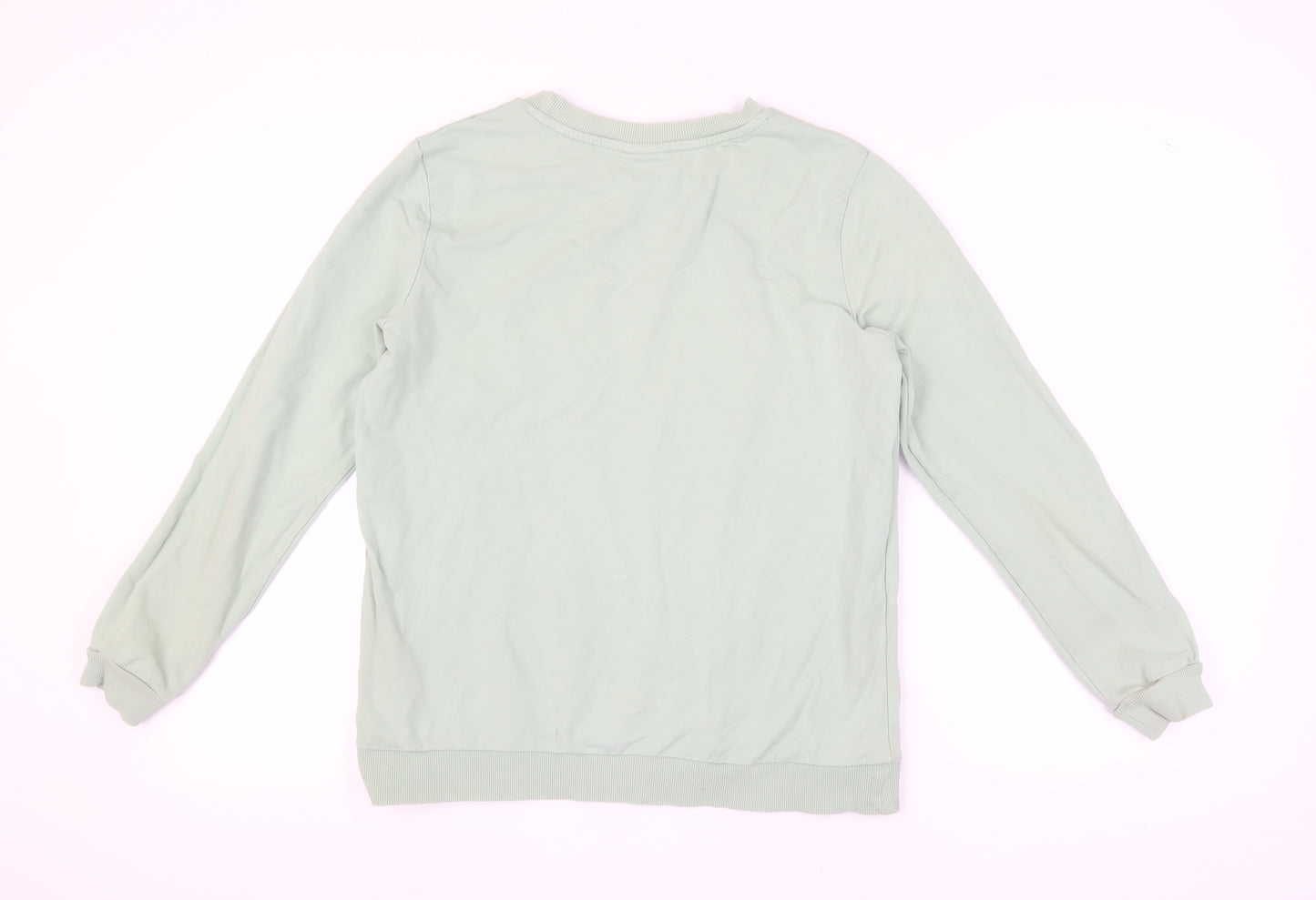 Disney Women’s Green Pullover Sweatshirt - Size 12