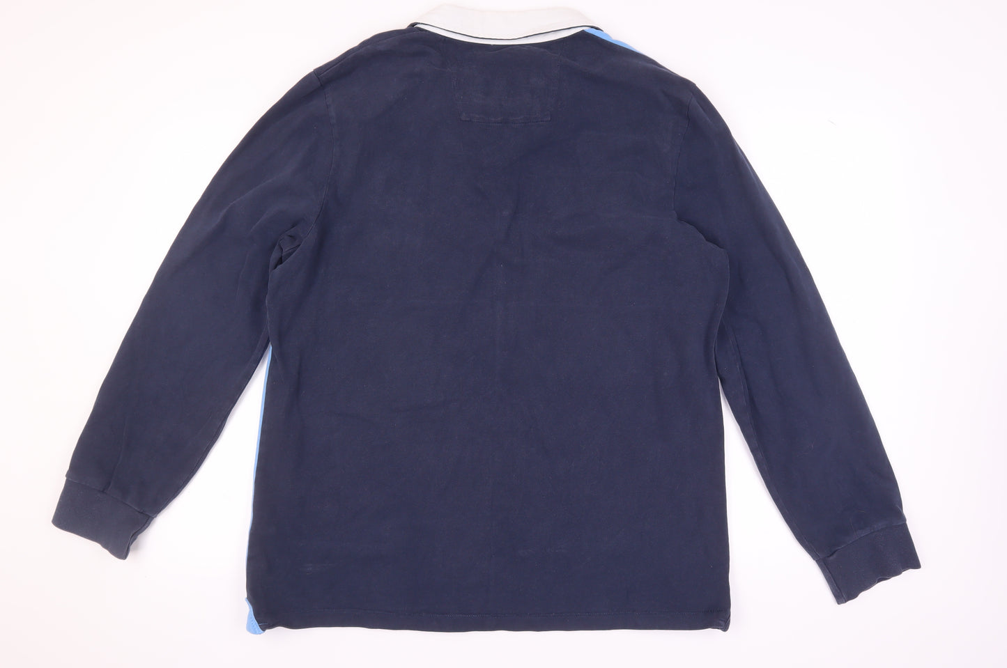 Crew Clothing Men’s Blue Pullover Rugby Shirt 2XL