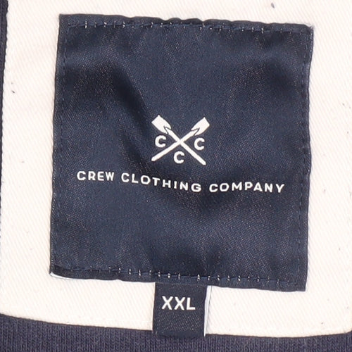 Crew Clothing Men’s Blue Pullover Rugby Shirt 2XL
