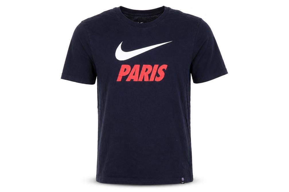 Front view of Nike Men's Blue Sports T-Shirt Large