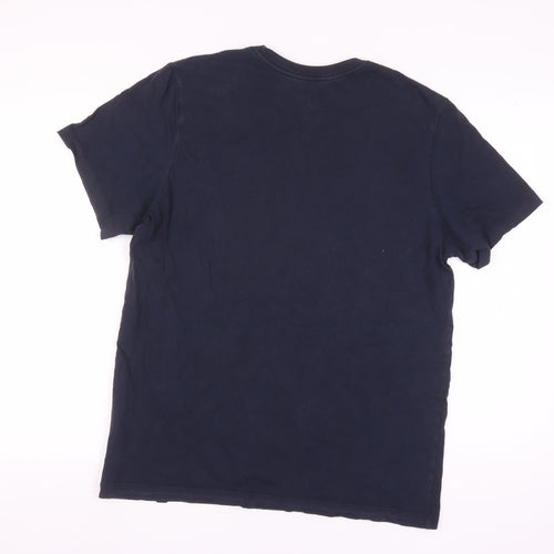 Nike Men's Blue Sports T-Shirt Large