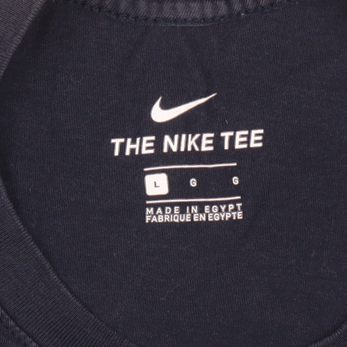 Nike Men's Blue Sports T-Shirt Large