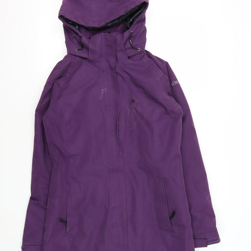 Trespass Women's XS Purple Waterproof Jacket