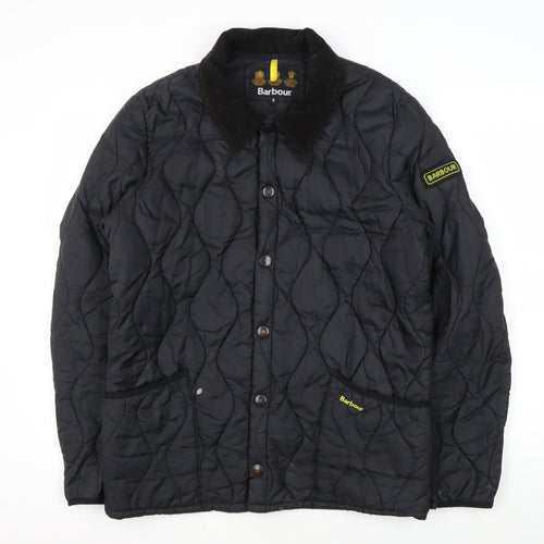 Barbour Men's Black Quilted Jacket, Size S, Casual Wear