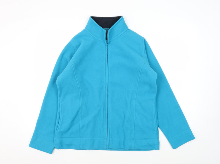 EWM Women's Blue Fleece Jacket Size 14-16