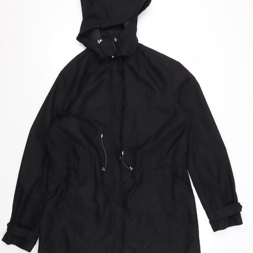 Lands' End Women's Black Anorak Jacket Size M