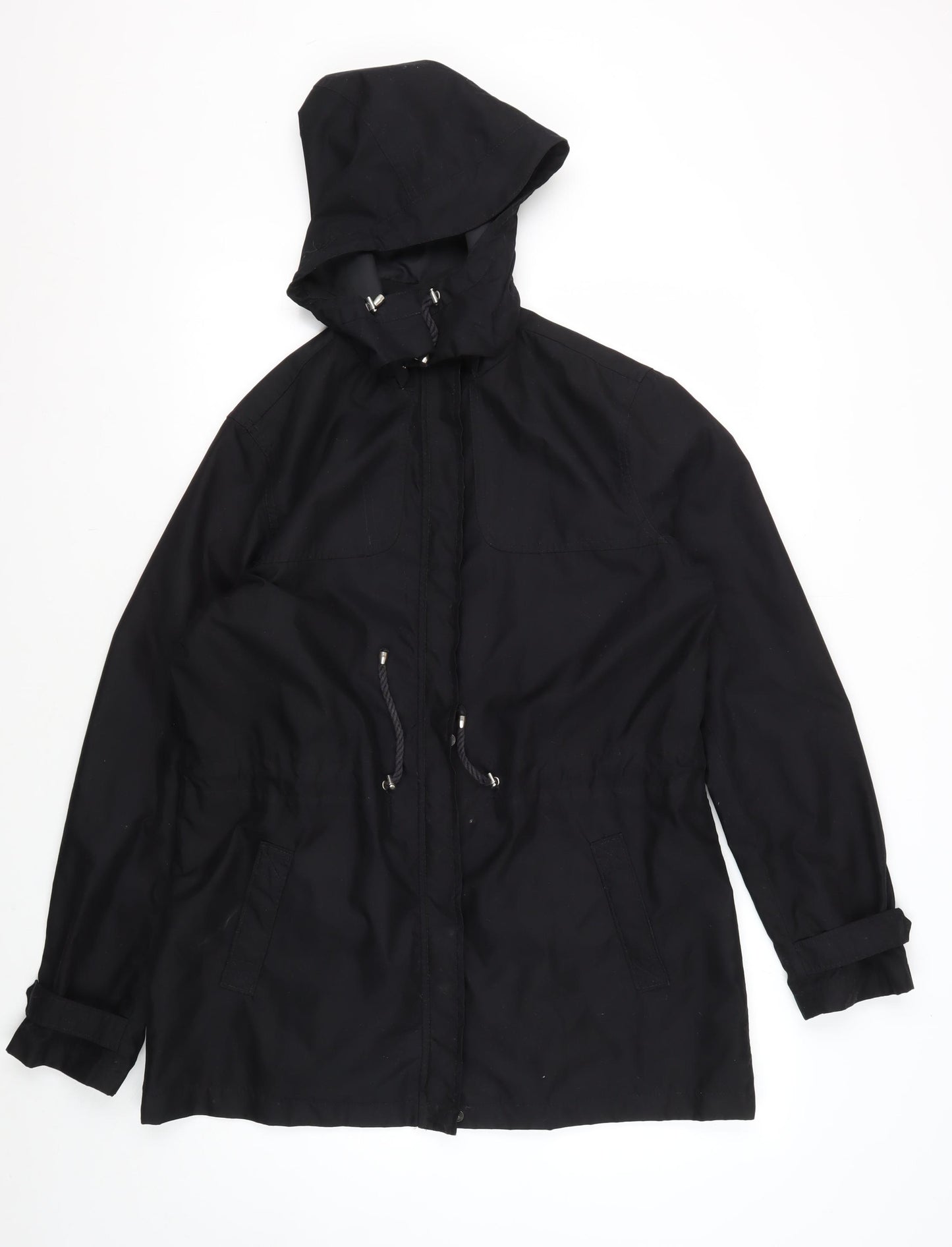 Lands' End Women's Black Anorak Jacket Size M