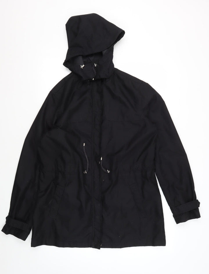 Lands' End Women's Black Anorak Jacket Size M