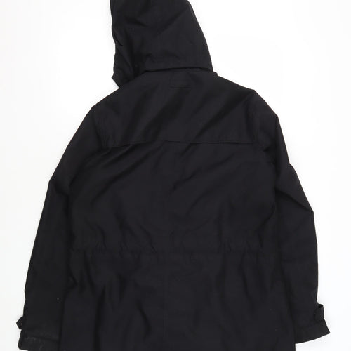 Lands' End Women's Black Anorak Jacket Size M