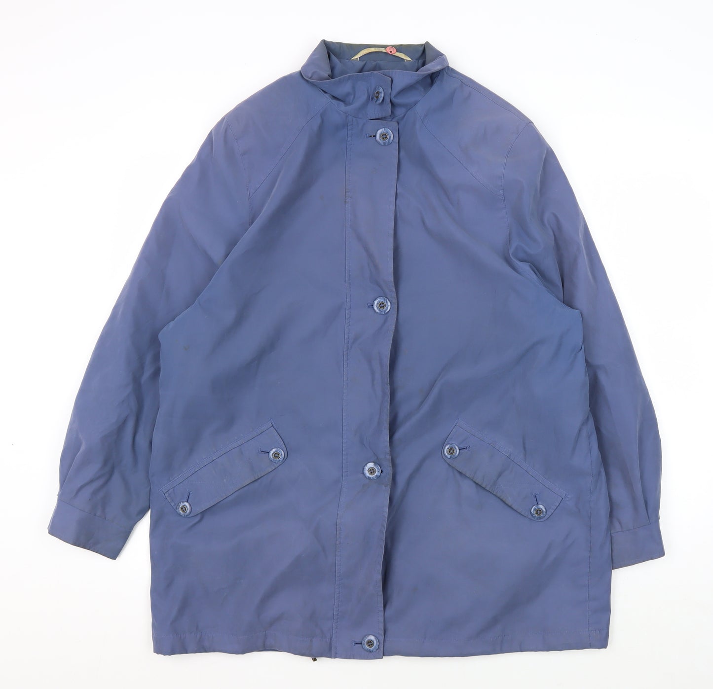 Marks & Spencer Women's Blue Mid-Length Coat Size 14