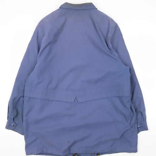 Marks & Spencer Women's Blue Mid-Length Coat Size 14