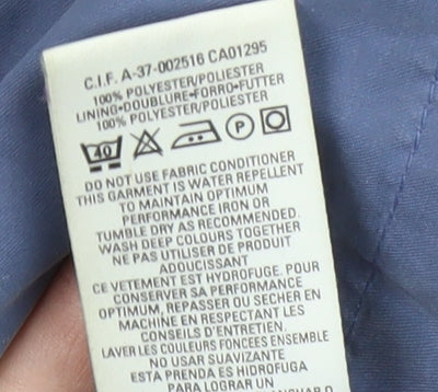 Marks & Spencer Women's Blue Mid-Length Coat Size 14