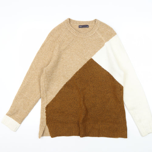 Marks and Spencer Women's Beige Pullover Jumper S