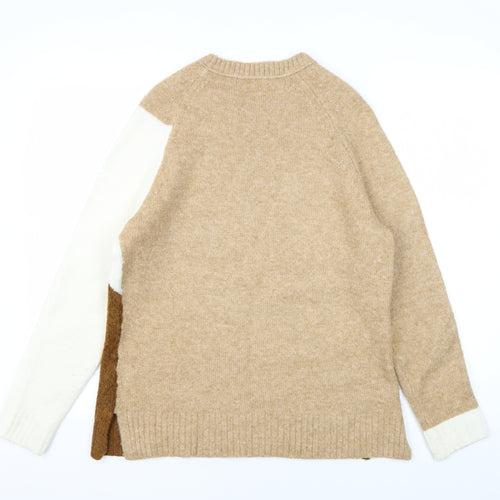 Marks and Spencer Women's Beige Pullover Jumper S