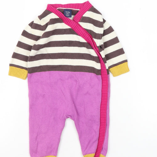 babyGap Unisex Multicoloured Striped Babygrow, 3-6 Months