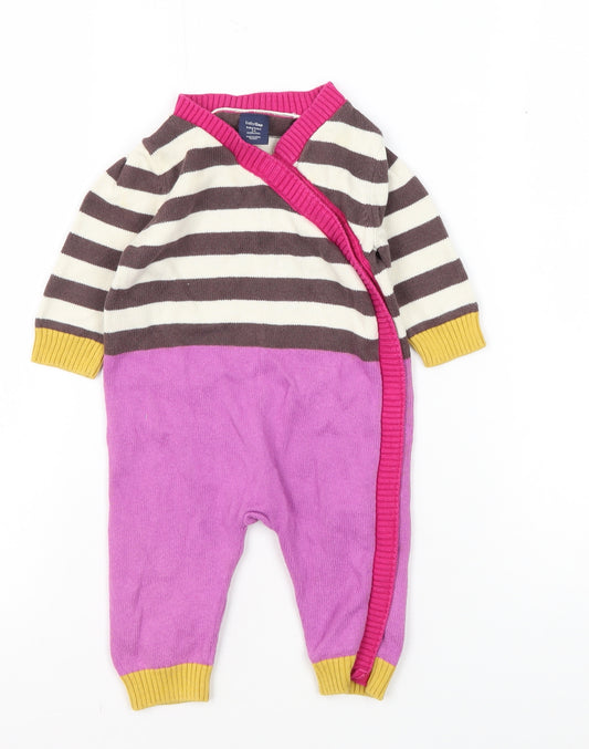 babyGap Unisex Multicoloured Striped Babygrow, 3-6 Months